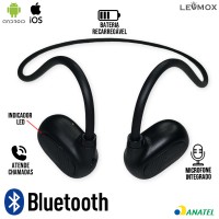 Fone Bluetooth Condução Óssea LE-276 Lehmox - Preto